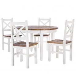 Maison Belfort Salle à manger Balignton II (5 éléments) - Blanc