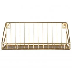 Loftscape Étagère murale Kavaja - Métal - Doré - Largeur : 30 cm 8 Loftscape Étagère murale Kavaja - Métal - Doré - Largeur : 30 cm -Meubles de salle à manger Soldes Magasin 1000300274 211014 13263200183 DETAILS P000000001000300274