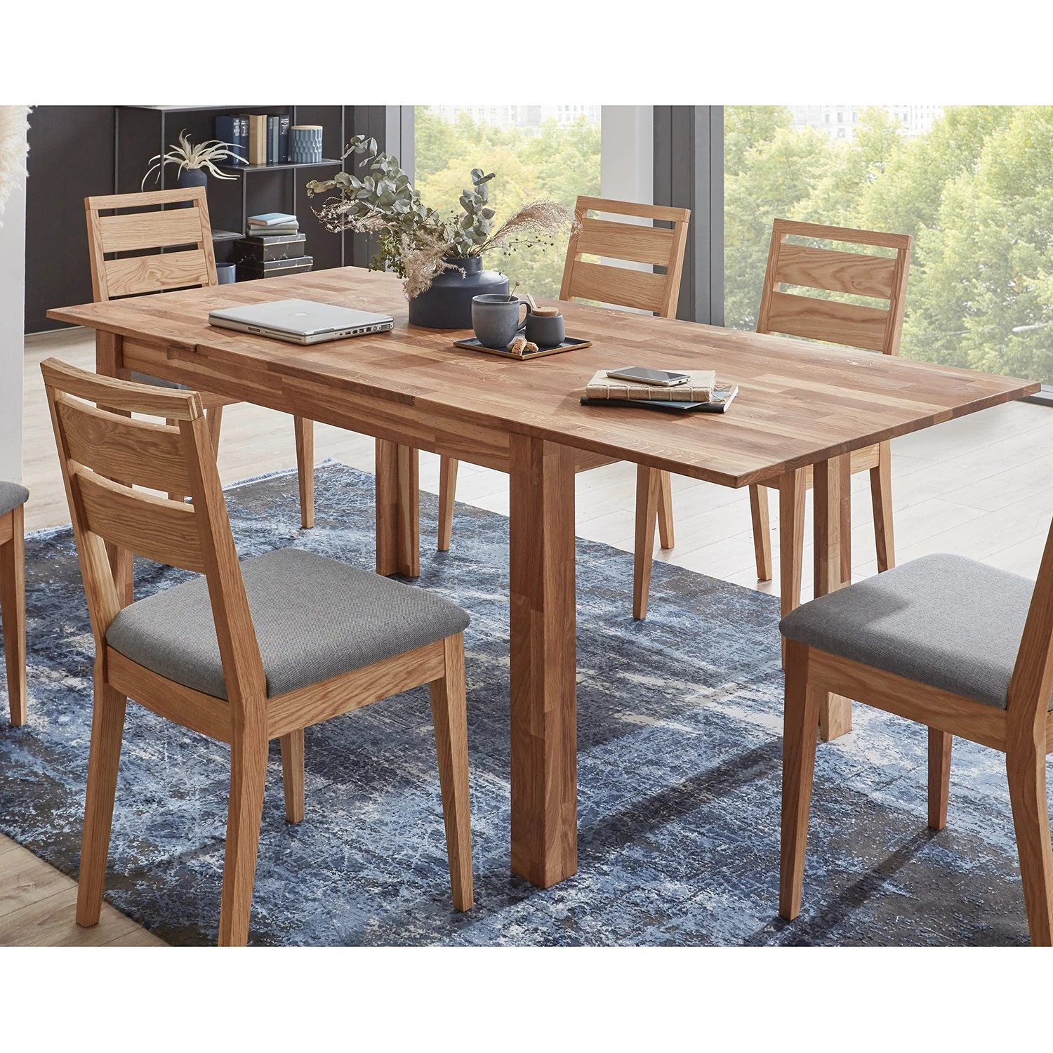 Naturoo Table Tassar - (extensible) Chêne sauvage massif / Chêne sauvage 3 Naturoo Table Tassar - (extensible) Chêne sauvage massif / Chêne sauvage – Image 3