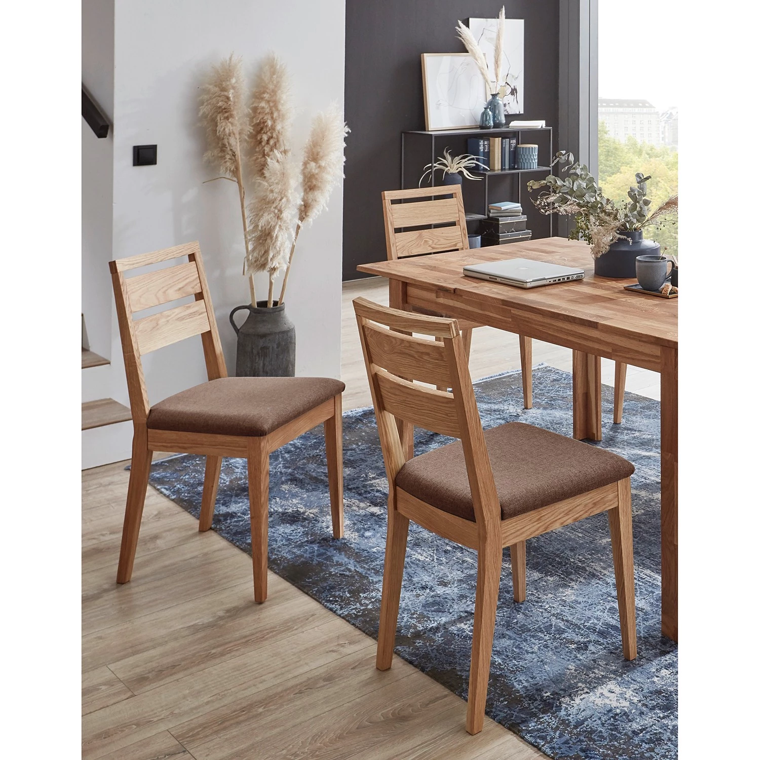 Naturoo Chaises Elkton (lot de 2) - Marron 3 Naturoo Chaises Elkton (lot de 2) - Marron – Image 3