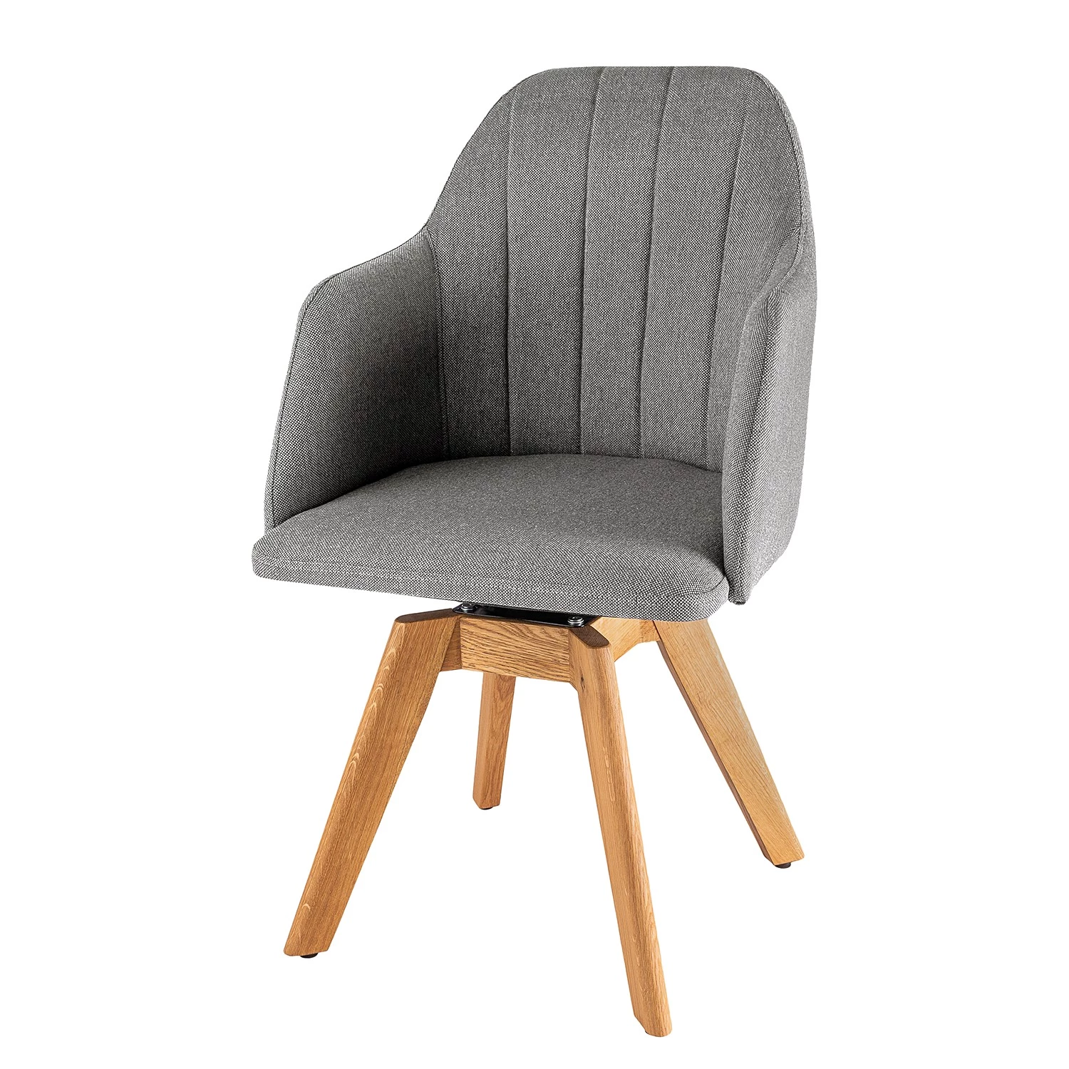 Naturoo Salle à manger Bosgat (5 éléments) - Gris 2 Naturoo Salle à manger Bosgat (5 éléments) - Gris – Image 2