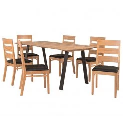 Naturoo Table Hebron - Chêne sauvage massif - Chêne sauvage -Meubles de salle à manger Soldes Magasin 1000300327 211124 08440700151 DETAILS P000000001000300327