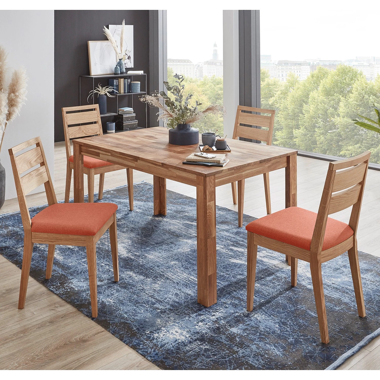 Naturoo Salle à manger Tassar (5 éléments) - Terre cuite 1 Naturoo Salle à manger Tassar (5 éléments) - Terre cuite