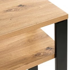 Red Living Console Salcha - Métal - Imitation chêne / Noir -Meubles de salle à manger Soldes Magasin 1000300704 211015 104938000102 DETAILS P000000001000300704