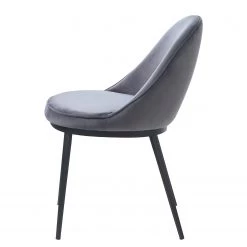 Red Living Chaise Cheia II - Velours / Fer - Gris clair / Noir -Meubles de salle à manger Soldes Magasin 1000303609 211117 16474000134 DETAILS P000000001000303609