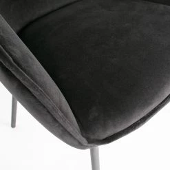 Red Living Chaise à accoudoirs Lester II (lot de 2) - Noir -Meubles de salle à manger Soldes Magasin 1000303865 211105 131055000158 DETAILS P000000001000303865