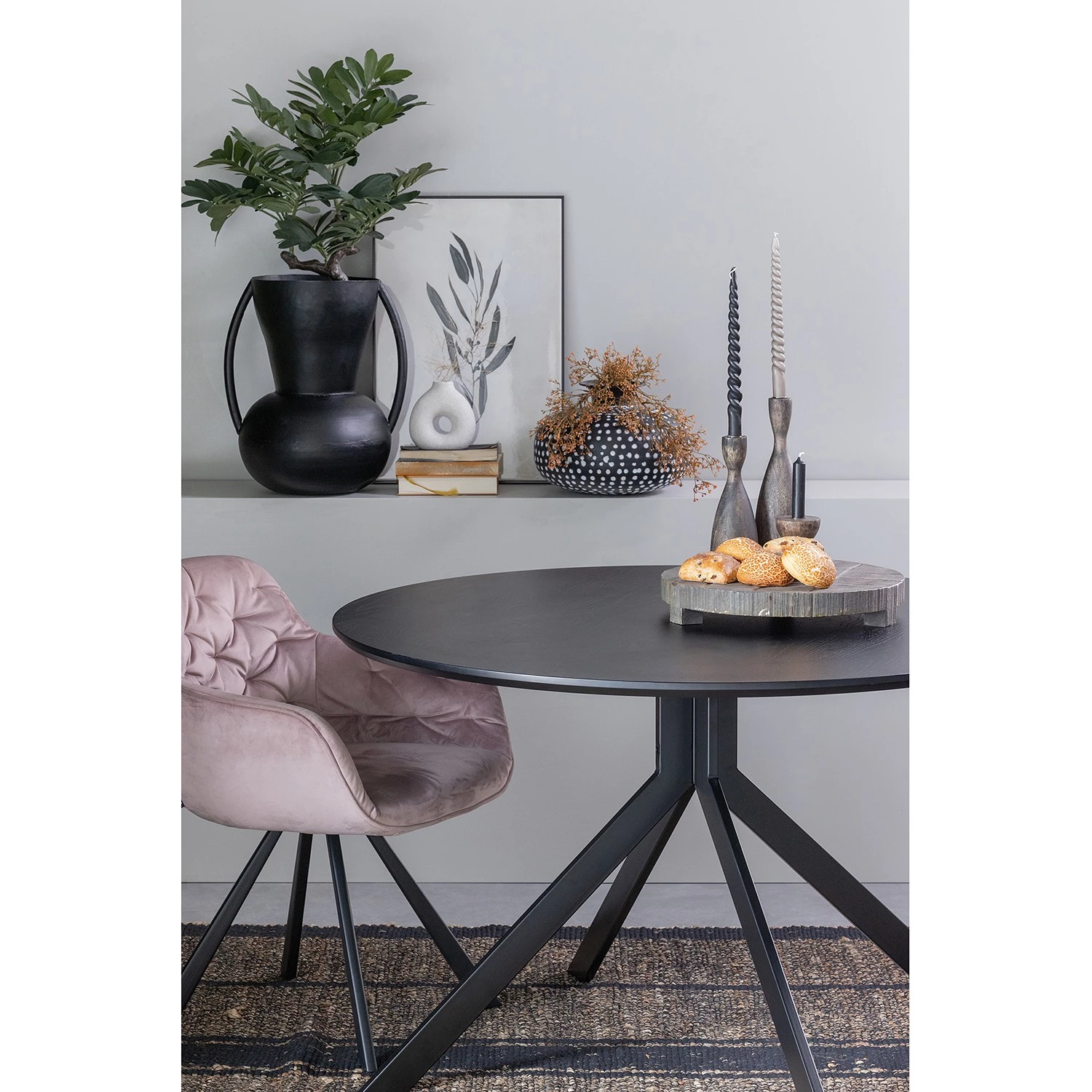 Red Living Chaise à accoudoirs Linx - Rose bébé 3 Red Living Chaise à accoudoirs Linx - Rose bébé – Image 3