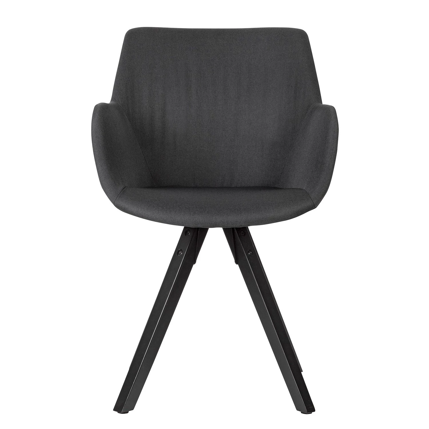 Loftscape Chaises à accoudoirs Newport II (2) - Noir 2 Loftscape Chaises à accoudoirs Newport II (2) - Noir – Image 2