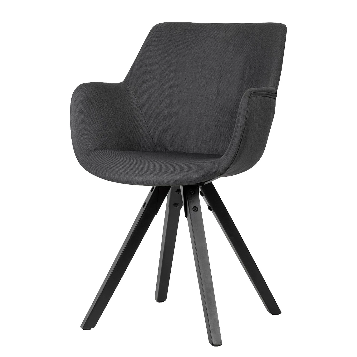 Loftscape Chaises à accoudoirs Newport II (2) - Noir 4 Loftscape Chaises à accoudoirs Newport II (2) - Noir – Image 4