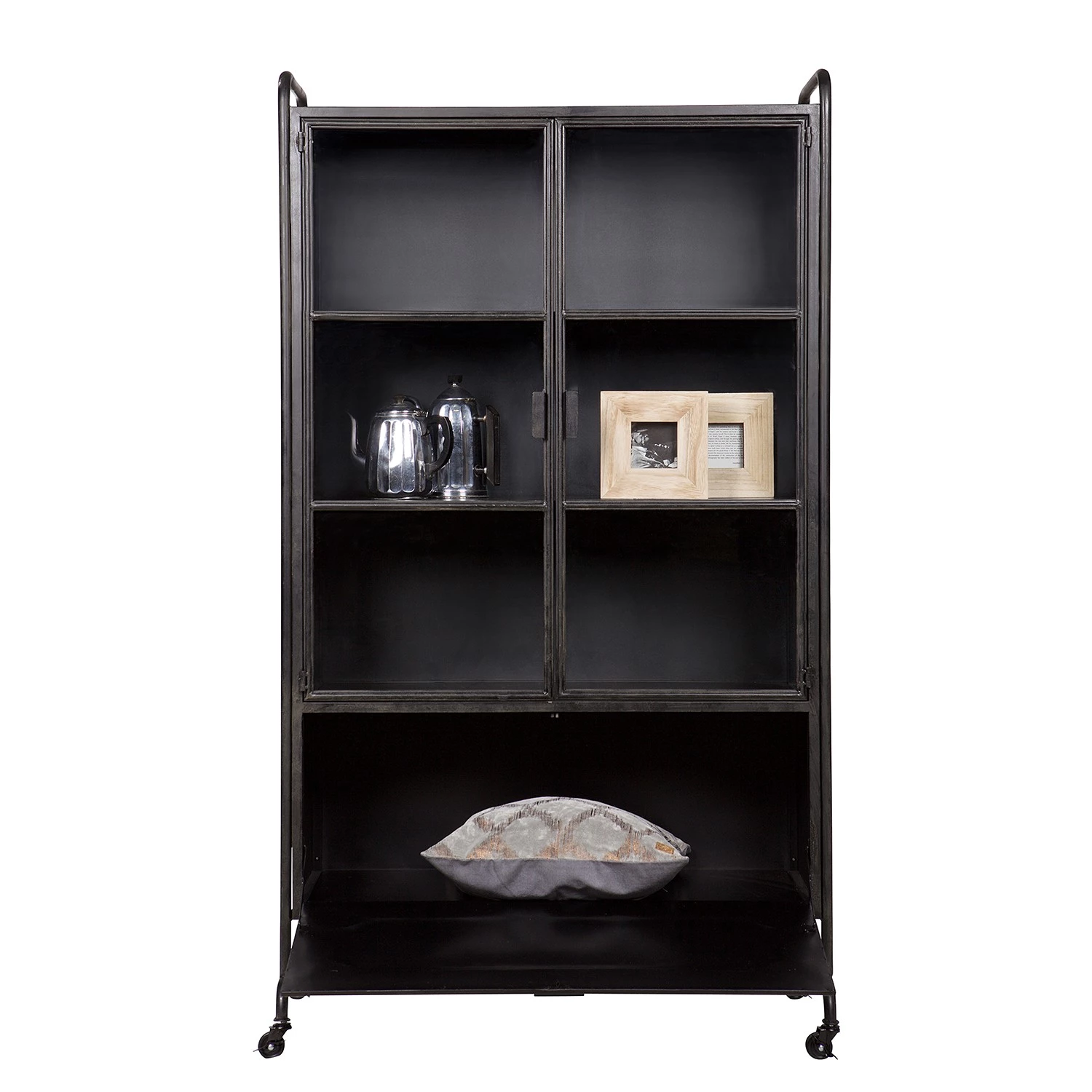 Red Living Vitrine Leska - Métal - Noir vintage 5 Red Living Vitrine Leska - Métal - Noir vintage – Image 5