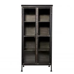 Red Living Buffet haut Ondara - Métal - Noir vintage -Meubles de salle à manger Soldes Magasin 1000304151 211029 12341200054 DETAILS P000000001000304151