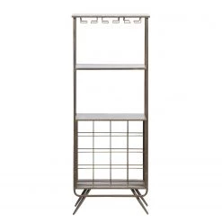 Red Living Range-bouteilles Clubster - Métal - Gris antique -Meubles de salle à manger Soldes Magasin 1000304156 211029 12341200075 DETAILS P000000001000304156