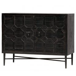 Red Living Buffet Nyker - Noir vintage
