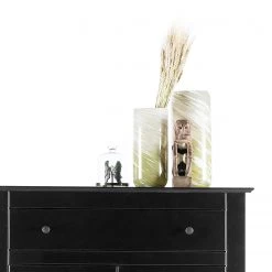 Ridgevalley Buffet haut Lamar - Pin massif - Noir -Meubles de salle à manger Soldes Magasin 1000304180 211029 12341600285 DETAILS P000000001000304180