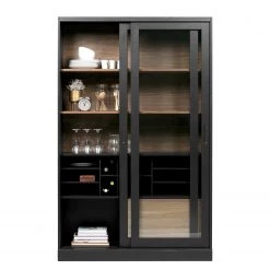 Red Living Vitrine Bomba - Pin massif - Pin noir / Pin foncé -Meubles de salle à manger Soldes Magasin 1000304182 211029 12341700269 DETAILS P000000001000304182