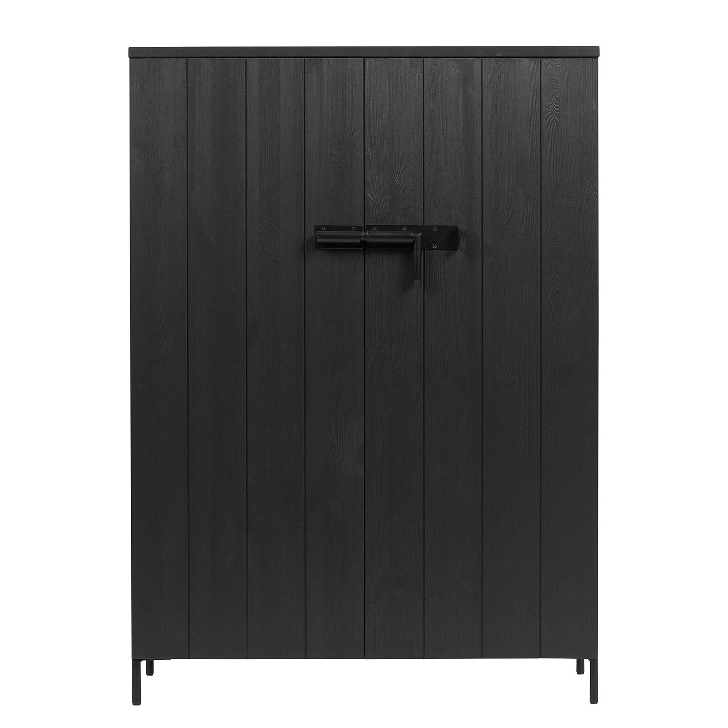 Red Living Buffet haut Lamasco - Pin massif - Pin noir 4 Red Living Buffet haut Lamasco - Pin massif - Pin noir – Image 4