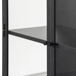 Red Living Vitrine Ondres - Métal - Noir -Meubles de salle à manger Soldes Magasin 1000304187 211029 12341800326 DETAILS P000000001000304187