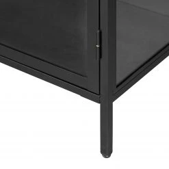 Red Living Vitrine Ondres - Métal - Noir -Meubles de salle à manger Soldes Magasin 1000304187 211029 12341800337 DETAILS P000000001000304187