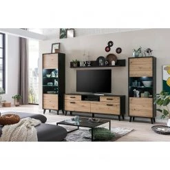 Norrwood Tablette murale Argenteuil - Noir -Meubles de salle à manger Soldes Magasin 1000304802 211118 072223000021 MOOD DETAILS P000000001000304802 mood