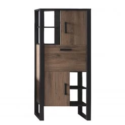 Red Living Étagère Norddal II - Imitation noyer / Noir 12 Red Living Étagère Norddal II - Imitation noyer / Noir -Meubles de salle à manger Soldes Magasin 1000304808 211027 10494600088 DETAILS P000000001000304808