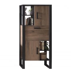 Red Living Étagère Norddal II - Imitation noyer / Noir 13 Red Living Étagère Norddal II - Imitation noyer / Noir -Meubles de salle à manger Soldes Magasin 1000304808 211027 10494600099 DETAILS P000000001000304808