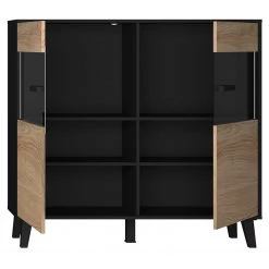 Norrwood Commode Argenteuil II - Imitation chêne artisan / Noir 10 Norrwood Commode Argenteuil II - Imitation chêne artisan / Noir -Meubles de salle à manger Soldes Magasin 1000304816 211027 10511700140 DETAILS P000000001000304816