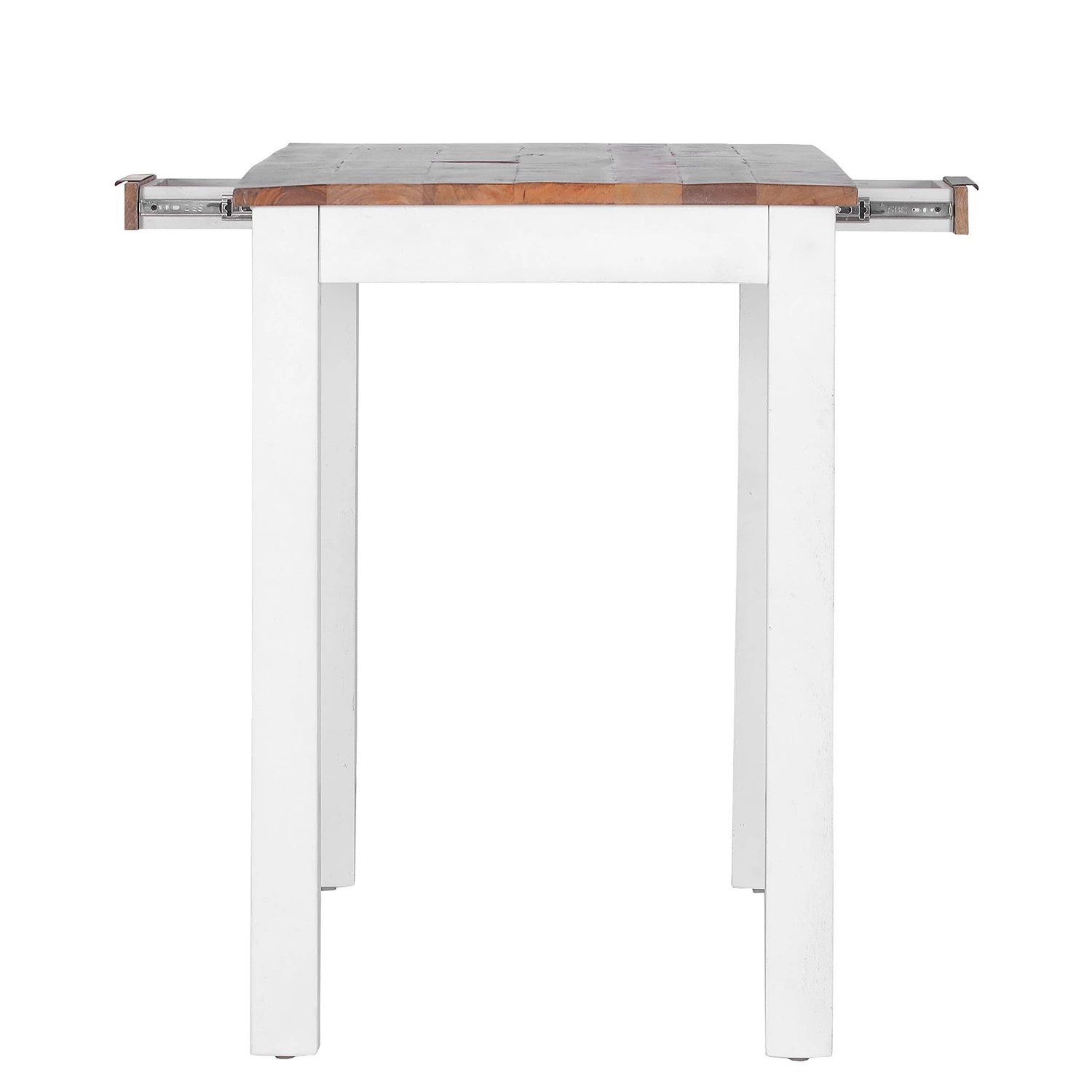 Red Living Table haute Silvana - Acacia massif / Manguier massif - Blanc / Manguier 2 Red Living Table haute Silvana - Acacia massif / Manguier massif - Blanc / Manguier – Image 2