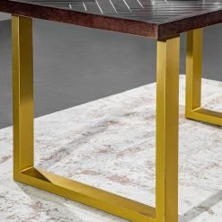 Red Living Table Kallestad - Largeur : 160 cm -Meubles de salle à manger Soldes Magasin 1000305902 211102 11180400144 DETAILS P000000001000305902