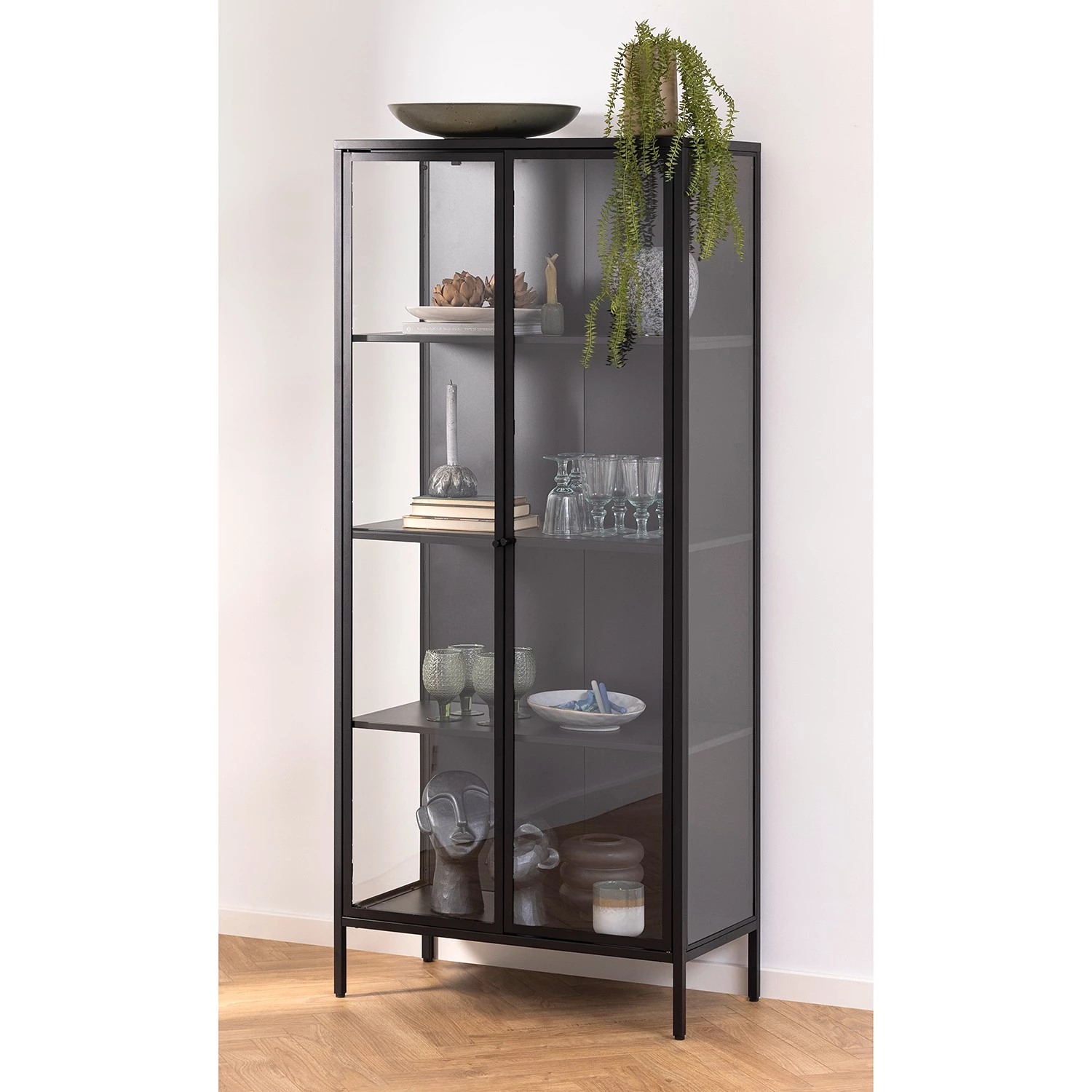 Norrwood Vitrine Cascavel II - Métal - Noir 2 Norrwood Vitrine Cascavel II - Métal - Noir – Image 2