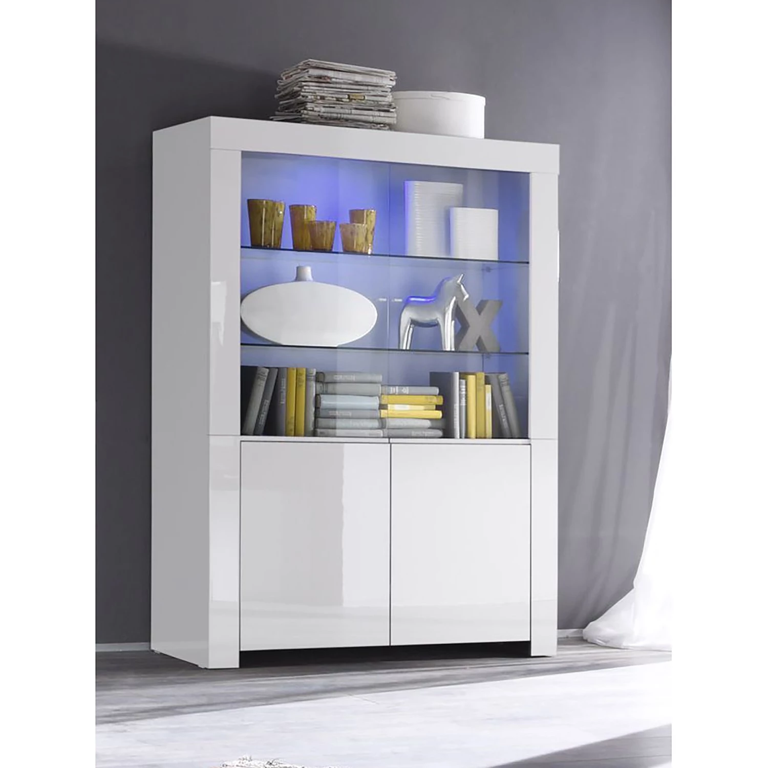 LC Spa Vitrine Amalfi - Blanc brillant 3 LC Spa Vitrine Amalfi - Blanc brillant – Image 3