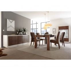 LC Spa Buffet Forenza - Imitation noisetier / Blanc -Meubles de salle à manger Soldes Magasin 1000306547 211122 150911000107 DETAILS P000000001000306547