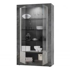 LC Spa Vitrine Urbino - Gris clair / Gris foncé 9 LC Spa Vitrine Urbino - Gris clair / Gris foncé -Meubles de salle à manger Soldes Magasin 1000306550 211122 15090200084 DETAILS P000000001000306550