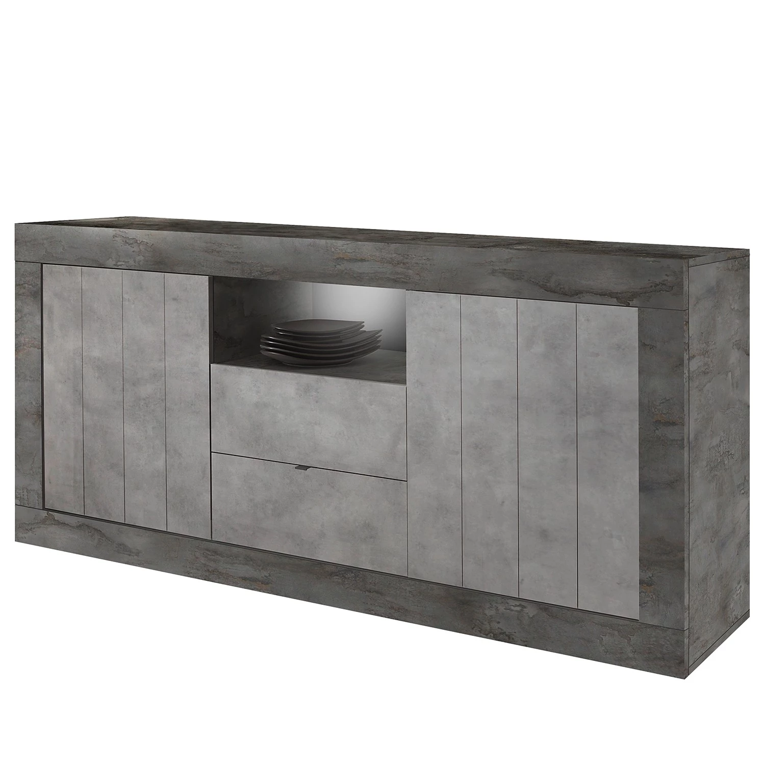 LC Spa Buffet Urbino I - Gris clair / Gris foncé 1 LC Spa Buffet Urbino I - Gris clair / Gris foncé