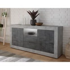 LC Spa Buffet Urbino I - Anthracite / Gris clair -Meubles de salle à manger Soldes Magasin 1000306561 211122 150851000044 DETAILS P000000001000306561