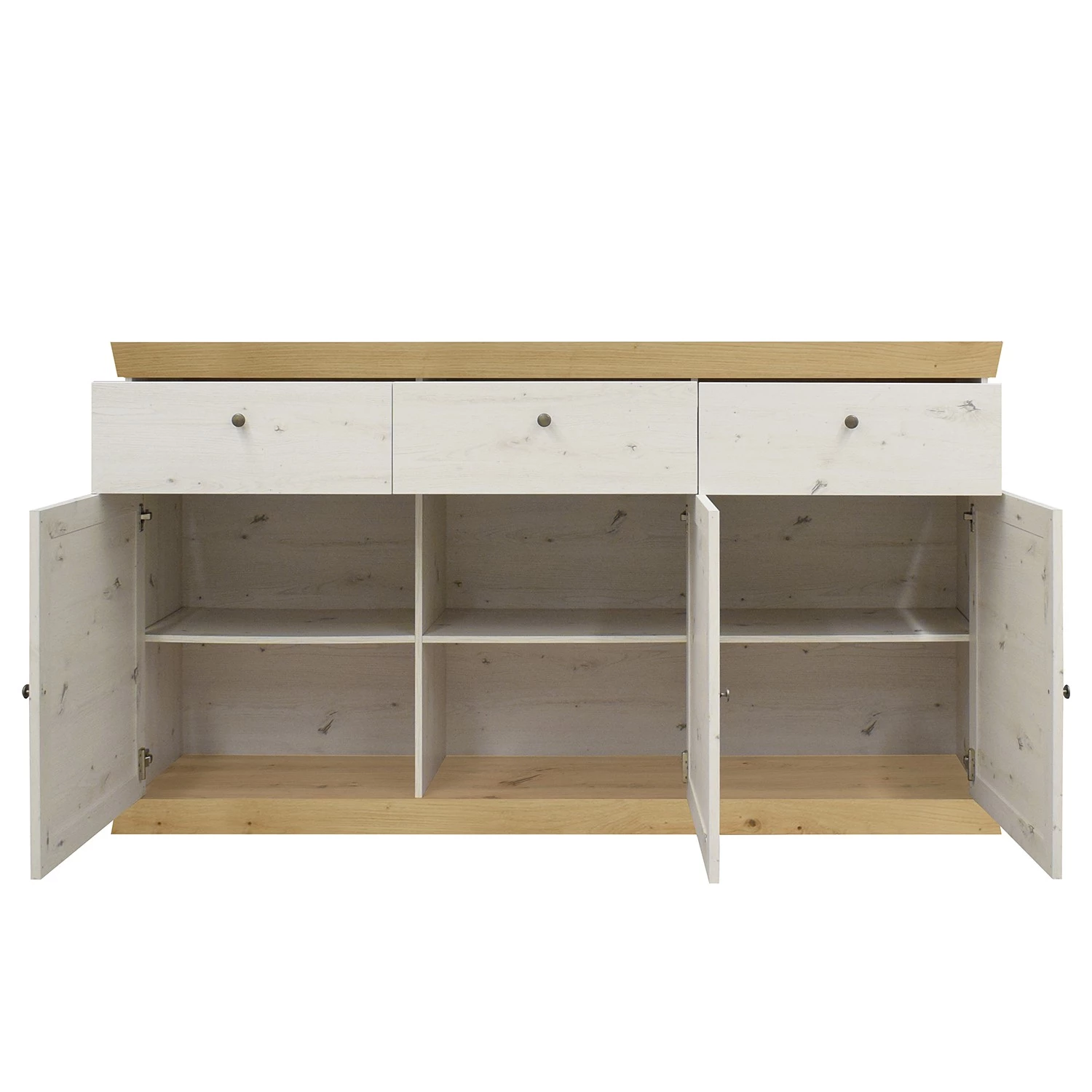 Ridgevalley Buffet Maiossa II - Imitation pin blanc / Imitation chêne de Navarra 5 Ridgevalley Buffet Maiossa II - Imitation pin blanc / Imitation chêne de Navarra – Image 5