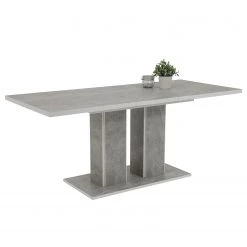 Loftscape Table Granby - (Extensible) Imitation béton / Anthracite -Meubles de salle à manger Soldes Magasin 1000309939 211117 17070900152 DETAILS P000000001000309939