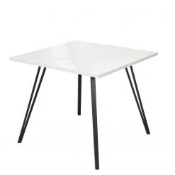 Loftscape Table Frieda II - Blanc brillant / Noir