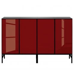 Now! by hülsta Buffet now to go colour II - Rubin brillant / Gris diamant -Meubles de salle à manger Soldes Magasin 1000311250 211201 14485000170 DETAILS P000000001000311250