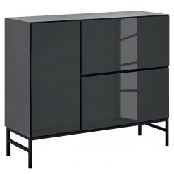 Now! by hülsta Buffet now to go colour I - Gris diamant brillant / Gris diamant