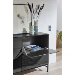 Now! by hülsta Buffet now to go colour I - Gris diamant brillant / Gris diamant -Meubles de salle à manger Soldes Magasin 1000311254 211201 14485200221 DETAILS P000000001000311254