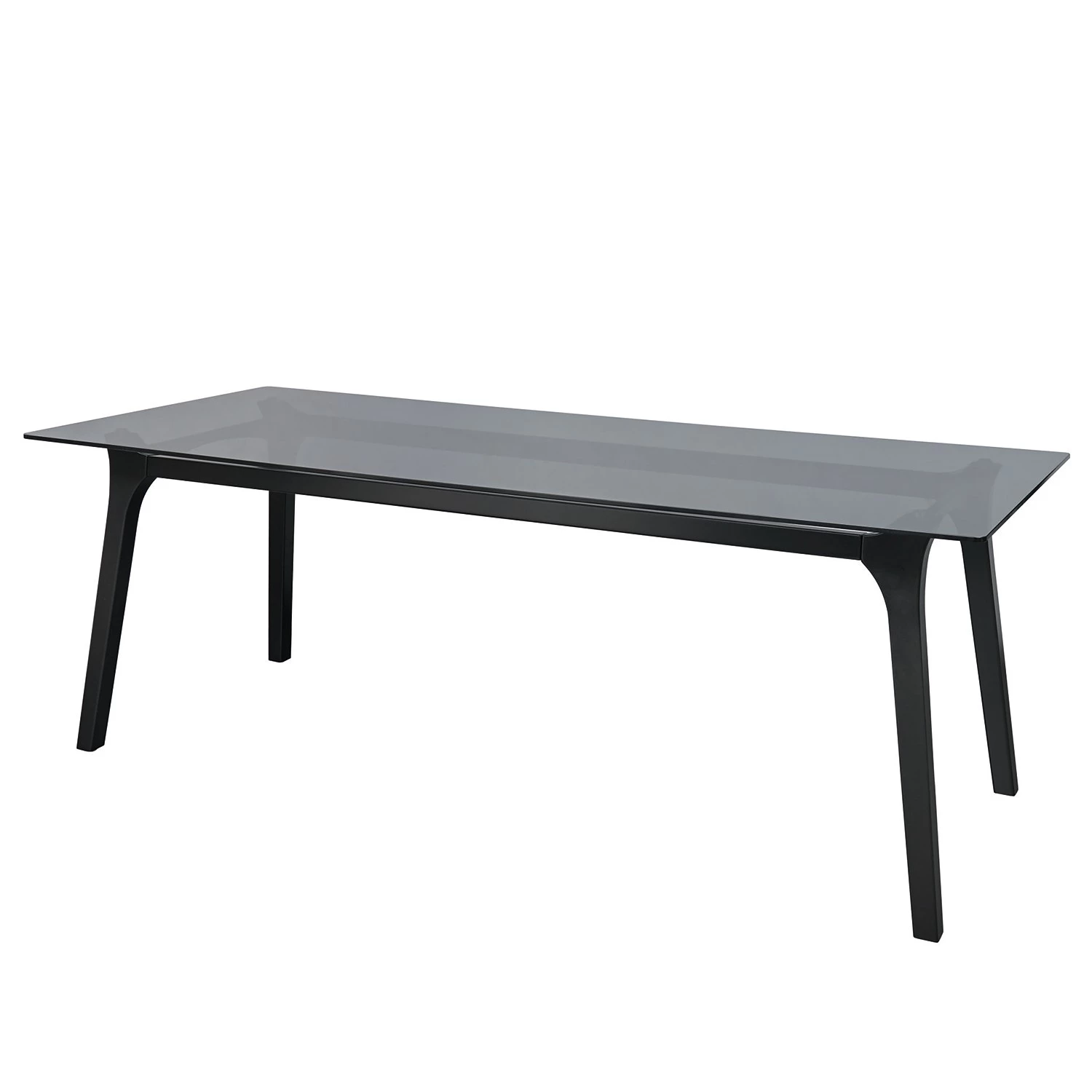 Now! by hülsta Table Hülsta now T23 - Verre teinté / Hêtre massif - Noir - Largeur : 220 cm 1 Now! by hülsta Table Hülsta now T23 - Verre teinté / Hêtre massif - Noir - Largeur : 220 cm