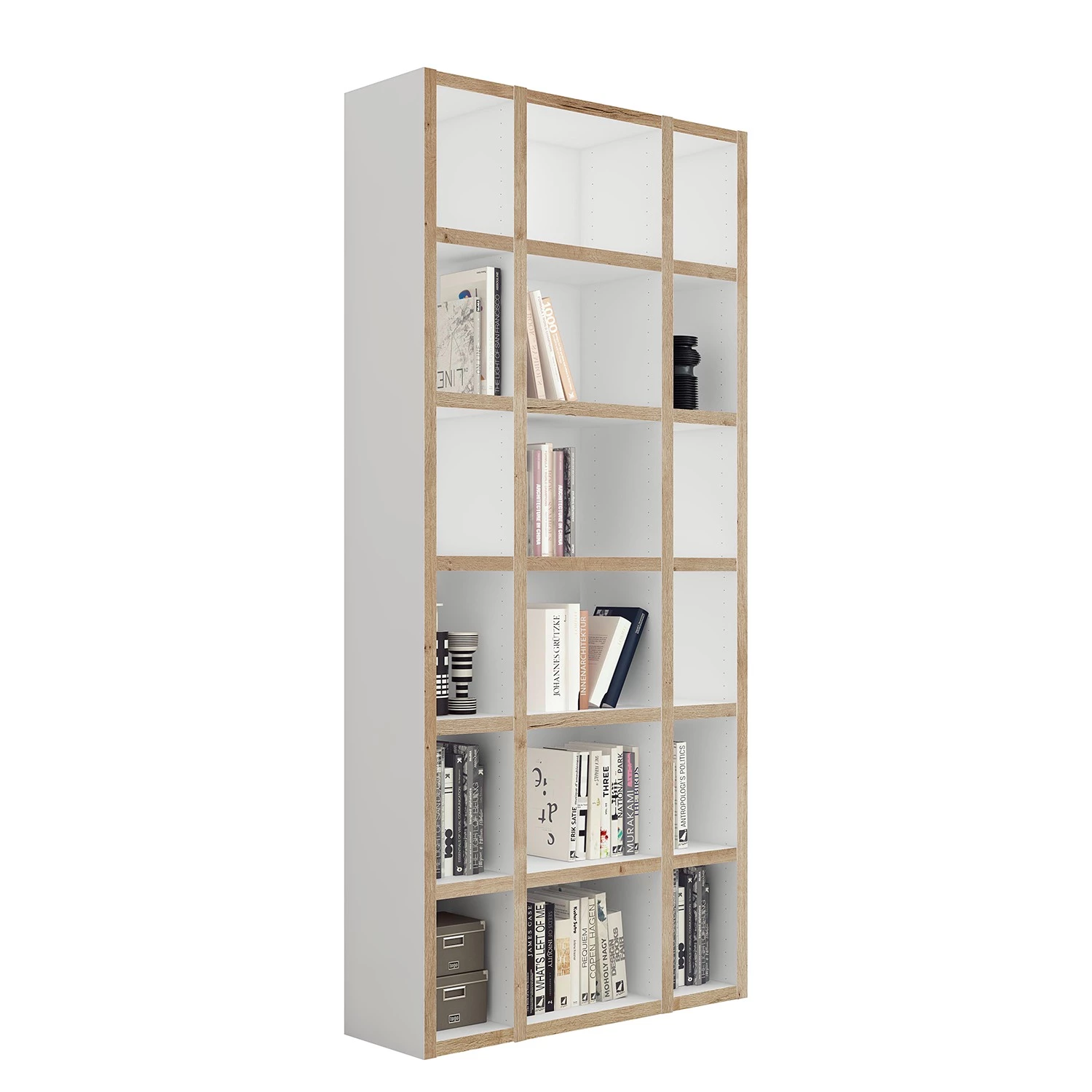 Loftscape Étagère Emporior XVII - Imitation chêne sauvage - Largeur : 100 cm 1 Loftscape Étagère Emporior XVII - Imitation chêne sauvage - Largeur : 100 cm