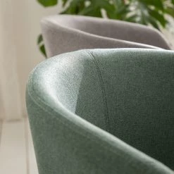 Mørteens Chaise à accoudoirs Buggio - Tissu / Hévéa massif - Tissu Cors: Gris menthe - Lot de 2 -Meubles de salle à manger Soldes Magasin 1000312396 211202 13142200068 DETAILS P000000001000312396