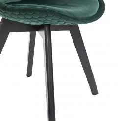 Loftscape Chaises capitonnées Melito II (lot de 2) - Vert sapin -Meubles de salle à manger Soldes Magasin 1000312474 211207 12103100439 DETAILS P000000001000312474