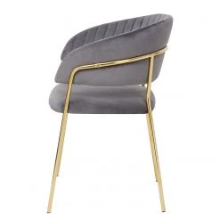 Loftscape Chaise à accoudoirs Masetto II - Gris -Meubles de salle à manger Soldes Magasin 1000312517 211207 12104300697 DETAILS P000000001000312517