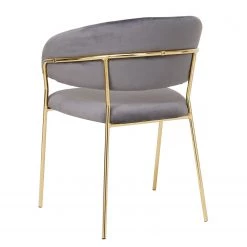 Loftscape Chaise à accoudoirs Masetto II - Gris -Meubles de salle à manger Soldes Magasin 1000312517 211207 12104300708 DETAILS P000000001000312517