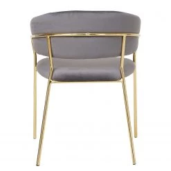 Loftscape Chaise à accoudoirs Masetto II - Gris -Meubles de salle à manger Soldes Magasin 1000312517 211207 12104300719 DETAILS P000000001000312517