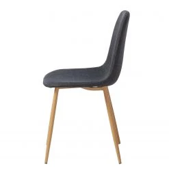 Mørteens Chaise capitonnée Iskmo II - Anthracite - Lot de 4 -Meubles de salle à manger Soldes Magasin 1000312594 211210 09245800141 DETAILS P000000001000312594