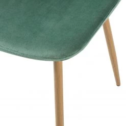 Jack & Alice Chaise capitonnée Iskmo VIII - Velours / Metall - Imitation chêne - Vert menthe - Lot de 4 20 Jack & Alice Chaise capitonnée Iskmo VIII - Velours / Metall - Imitation chêne - Vert menthe - Lot de 4 -Meubles de salle à manger Soldes Magasin 1000312596 211210 09245800172 DETAILS P000000001000312596