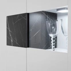 Loftscape Vitrine Mantador - Blanc -Meubles de salle à manger Soldes Magasin 1000312626 211216 12071300175 DETAILS P000000001000312626